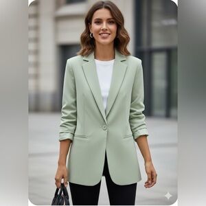 Women's Mint Green Blazer